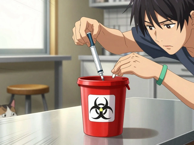 How to Dispose of Sharps and Needles from Injected Medications Safely