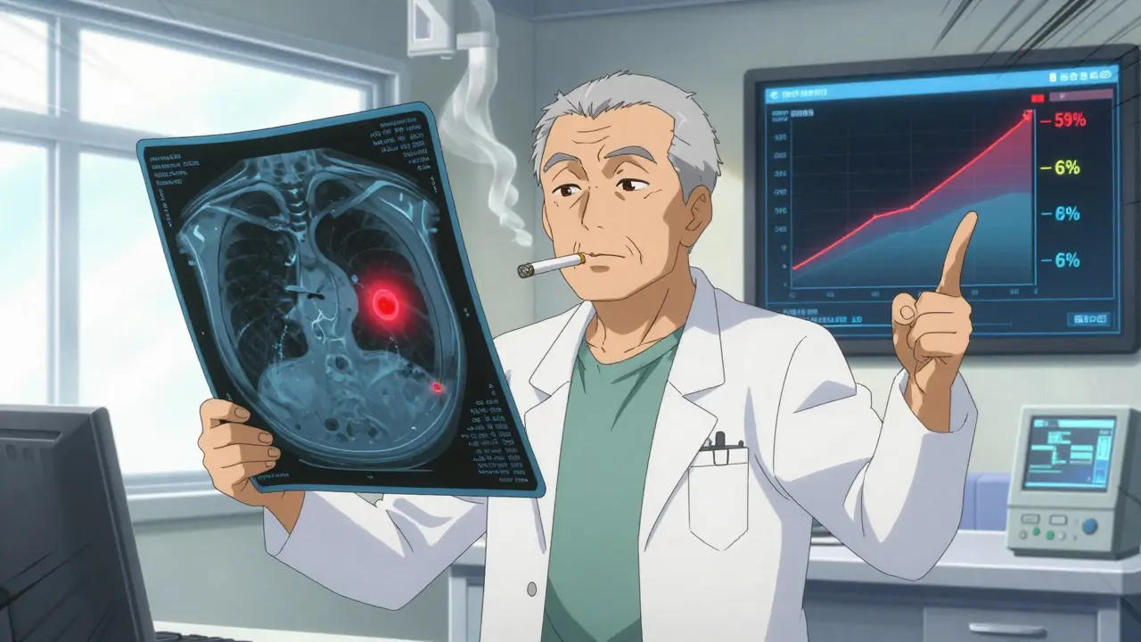 Lung Cancer Screening for Smokers and Latest Advances in Targeted Therapy