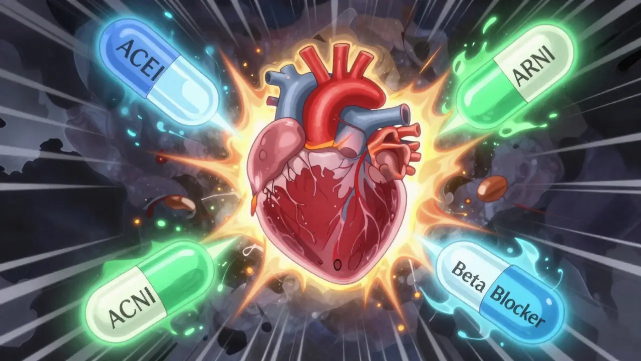 Heart Failure Medications: ACEIs, ARNI, Beta Blockers, and Diuretics Explained