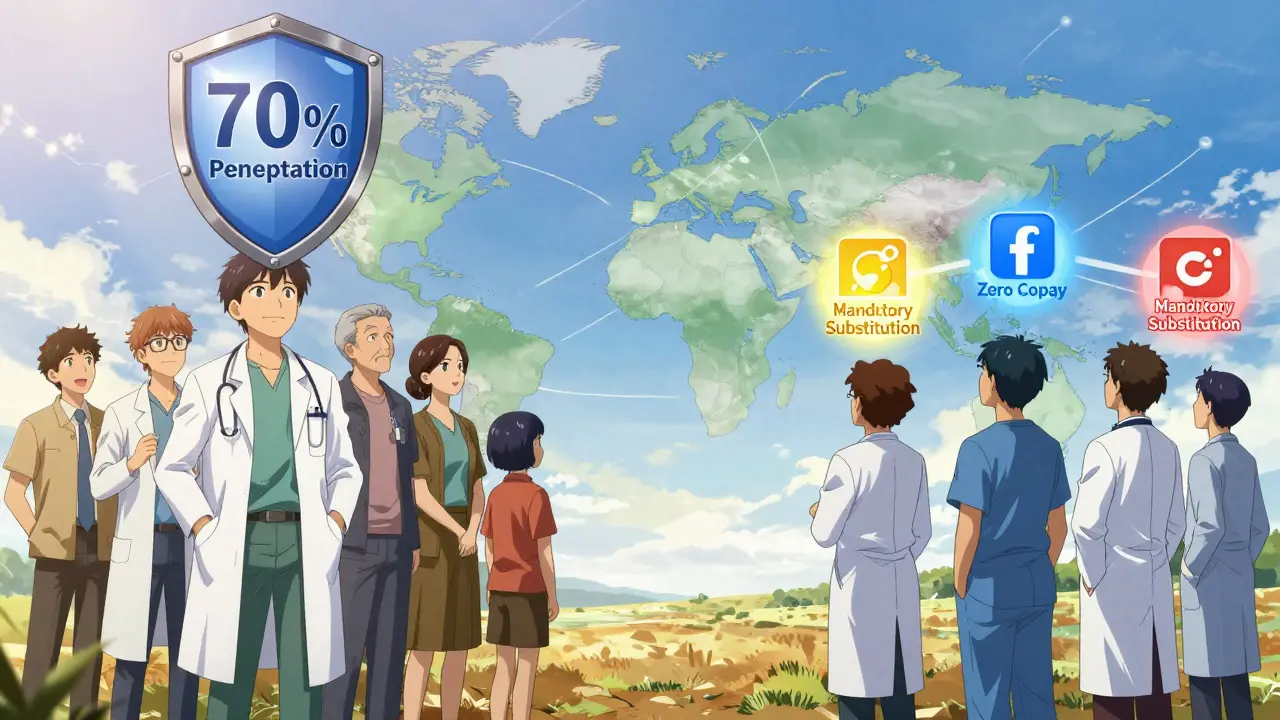 Anime depiction of global biosimilar adoption rates comparing Europe and US markets